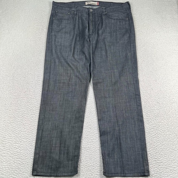 Levi's 569 Jeans Mens‎ 38x30 Loose Straight Baggy Denim Gray Y2K - Picture 1 of 13